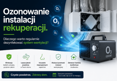 Ozonowanie instalacji rekuperacji. Dlaczego warto regularnie dezynfekować system wentylacji?