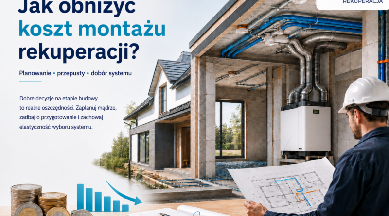 Jak obniżyć koszt montażu rekuperacji?