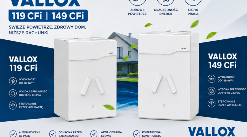 MyVallox 119 CFi i 149 CFi. Nowoczesne rekuperatory do domu jednorodzinnego